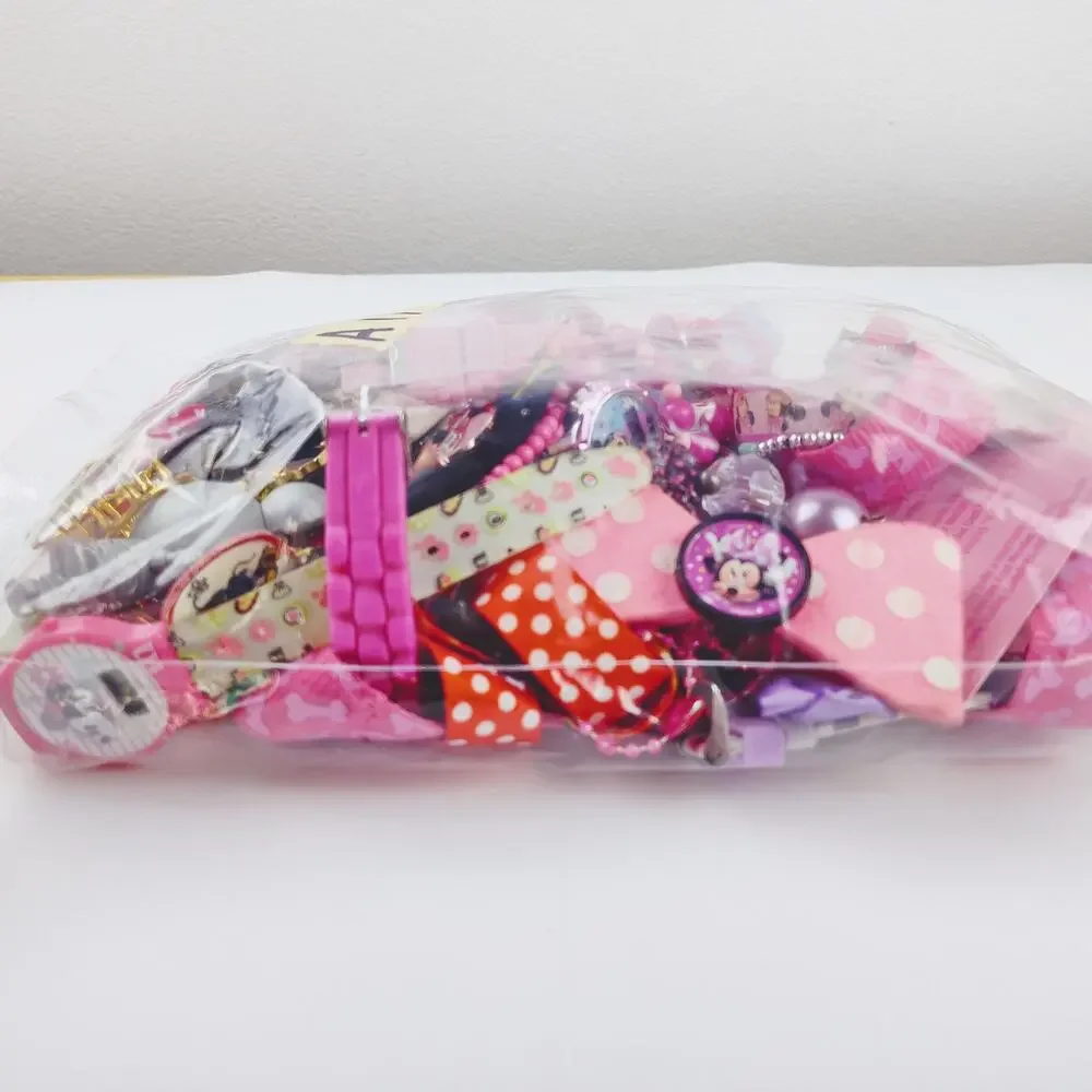 Disney Minnie Mouse Mystery Kids Jewelry Bundle – 1.13 Pounds AS-IS Lot A17